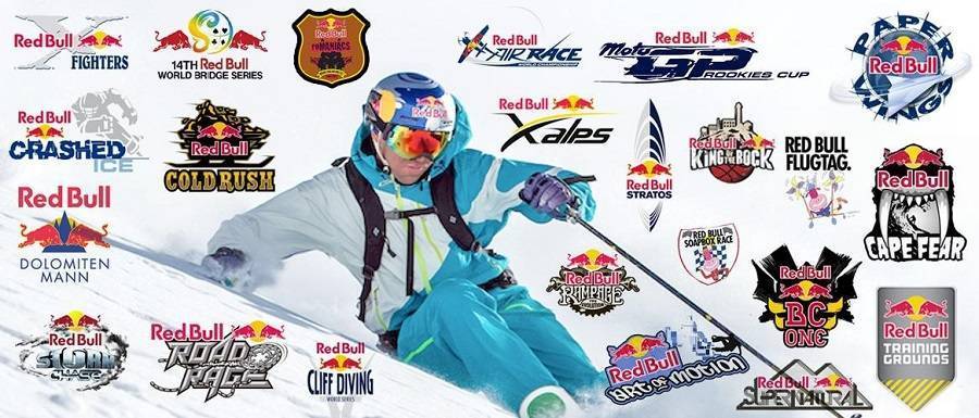 Red Bull поддерживает и развивает более 30 экстремальных соревнований