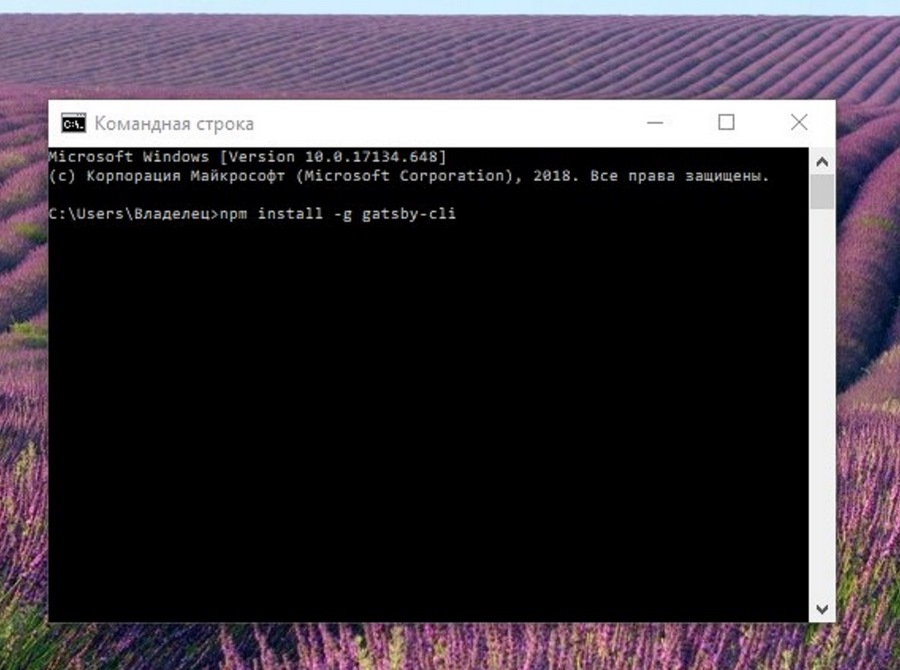 Устанавливаем Gatsby CLI Устанавливаем Gatsby CLI