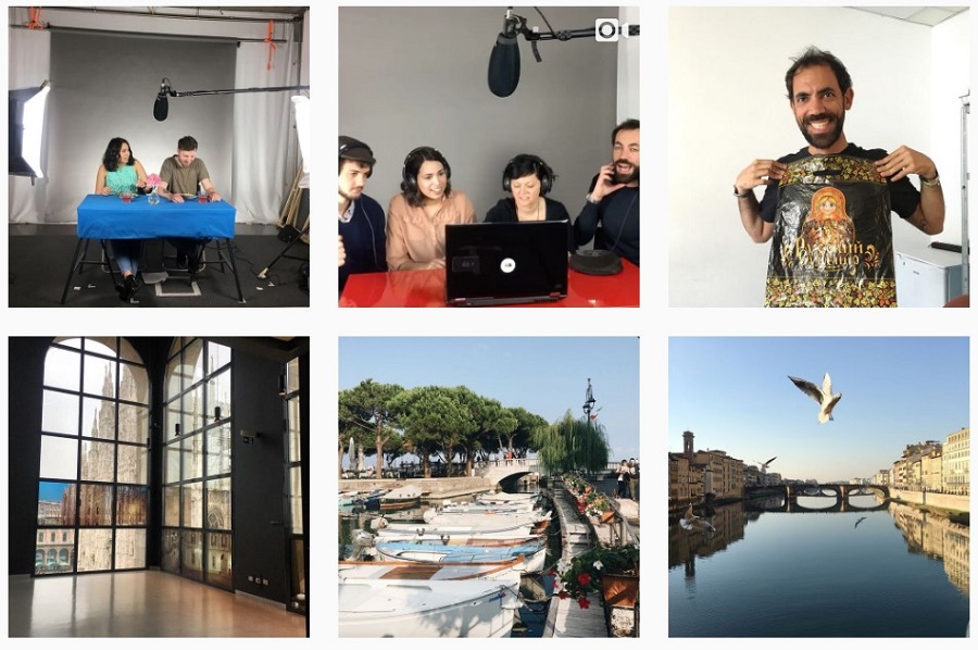Страничка «Эмоциональных итальянцев» в Instagram, насчитывающая более 11 тысяч подписчиков