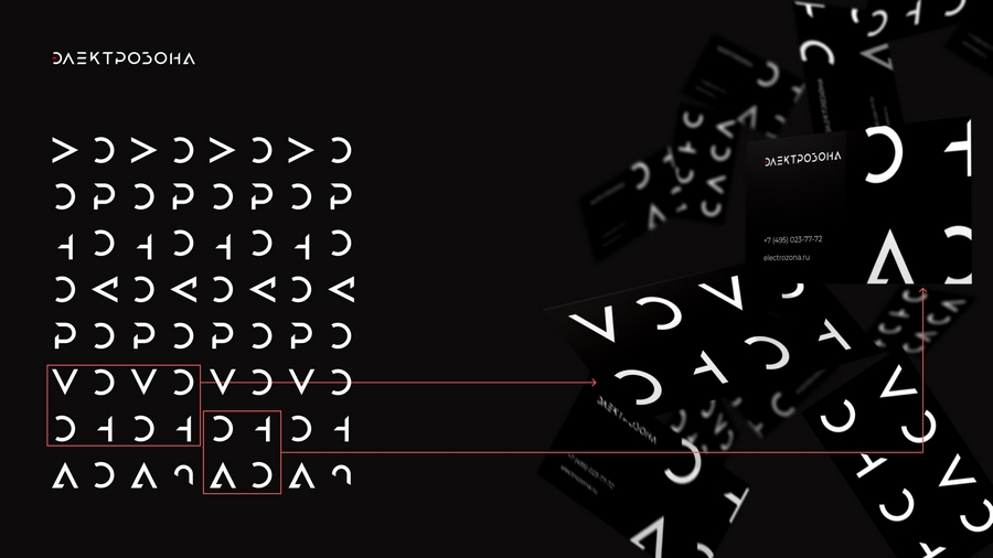 Как применяется паттерн на визитках