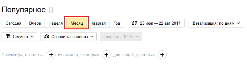 Выбор периода Выбор периода