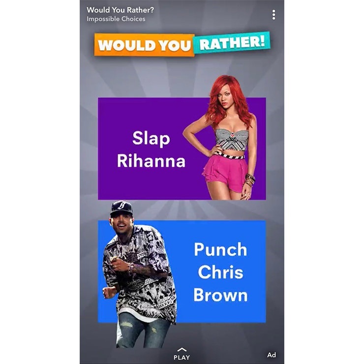 Скандальная реклама в Snapchat