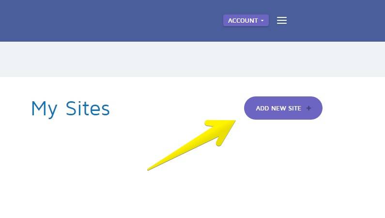 Нажмите кнопку «Add new site» и введите в открывшееся окно адрес вашего сайта. Нажмите кнопку «Add new site» и введите в открывшееся окно адрес вашего сайта.