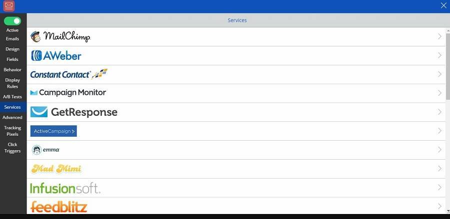 Выберите email-сервис или crm-систему, с которой вы хотите синхронизировать List Builder. Выберите email-сервис или crm-систему, с которой вы хотите синхронизировать List Builder.