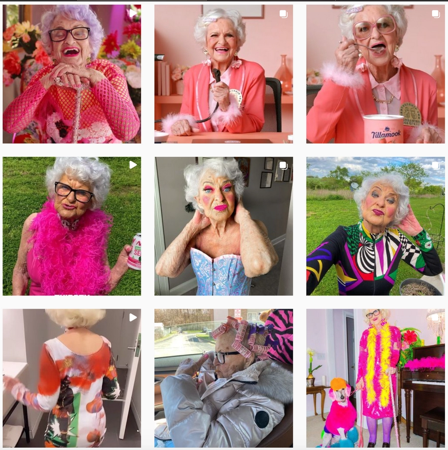 Когда и старость бывает красивой: аккаунт пенсионерки baddiewinkle в 3,5 млн подписчиков