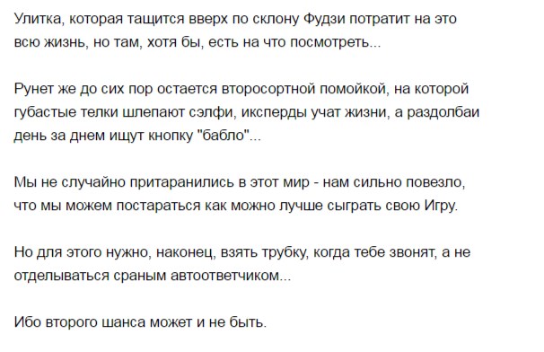 Специфический сленг используется здесь не случайно: он выделяет автора и формирует «язык ЦА» Специфический сленг используется здесь не случайно: он выделяет автора и формирует «язык ЦА»