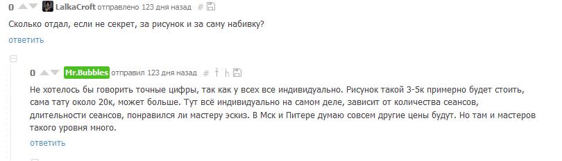 Татуировка – дорогое удовольствие Татуировка – дорогое удовольствие