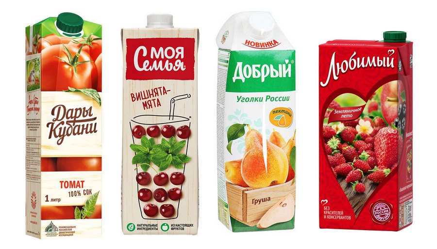 Удачные решения быстро заимствуют, теперь есть много светлых и цветных упаковок