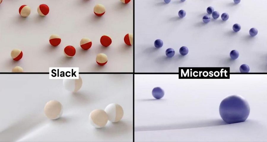 Компиляция из двух видео выглядит как единое целое