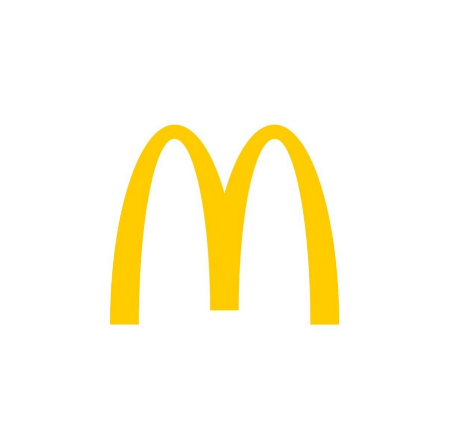 Сейчас красный цвет практически не используется в символике McDonald’s