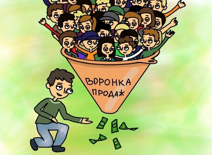 Воронка продаж в жизни псевдомаркетолога Воронка продаж в жизни псевдомаркетолога