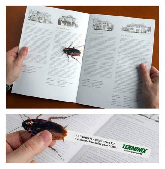 Реклама средства борьбы с тараканами