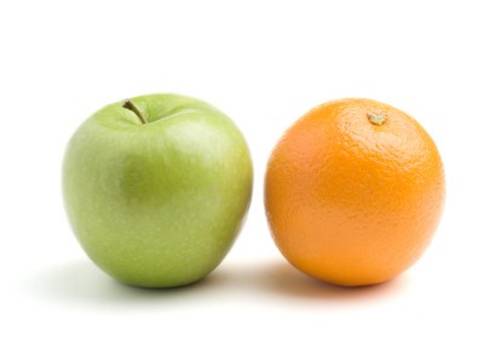 Выбор между яблоком и апельсином может исказить результат эксперимента. Дайте пользователям возможность выбирать между красным и зеленым яблоком