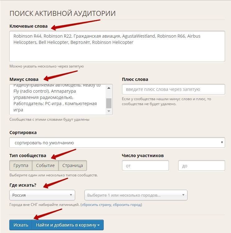 Поиск активной аудитории во Vkontakte с помощью сервиса Pepper