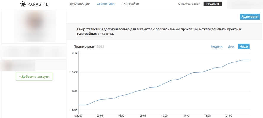 Так Parasite визуализирует статистику инстаграм-аккаунтов Так Parasite визуализирует статистику инстаграм-аккаунтов
