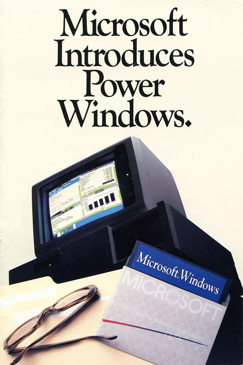 Первая рекламная брошюра Microsoft Introduces Power Windows