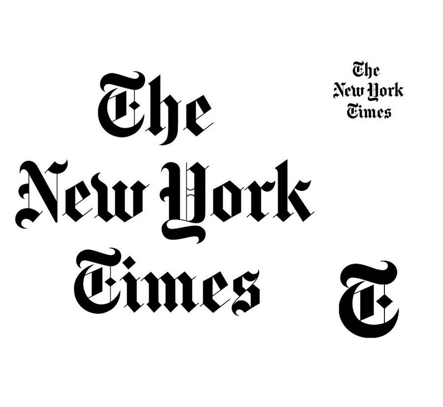 А вот логотип The New York Times чудовищно смотрится при уменьшении, поэтому для него разработали специальный альтернативный значок