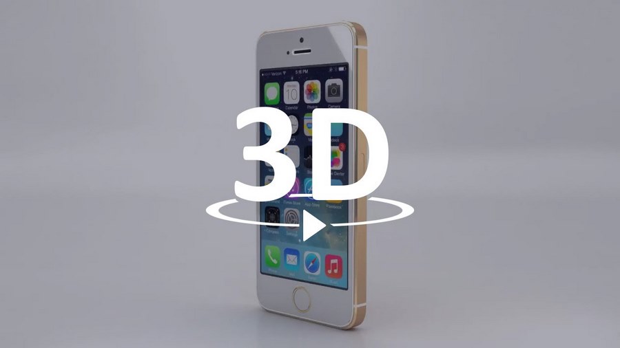 Пример 3D-видео про iPhone (сделано из обычного ролика)