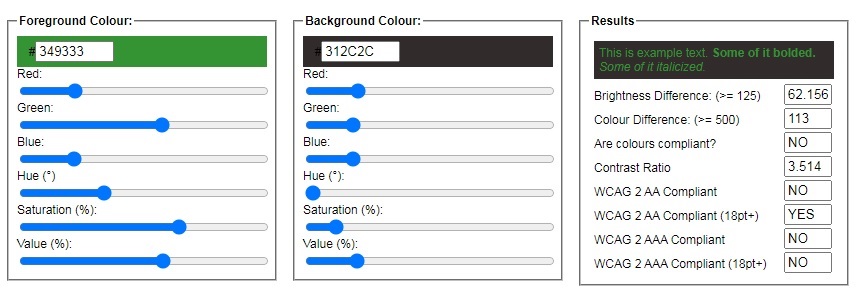 Читать такой текст тяжело, так как контраст слишком мал – 3,514 Читать такой текст тяжело, так как контраст слишком мал – 3,514