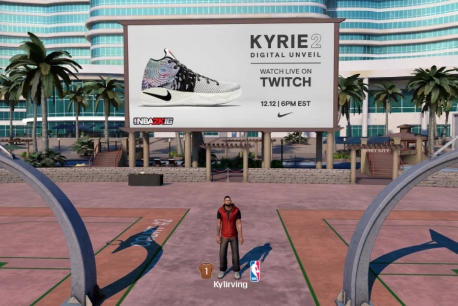 Пользователи могли получить кроссовки Kyrie 2, победив команду Ирвинга в «NBA 2K16»