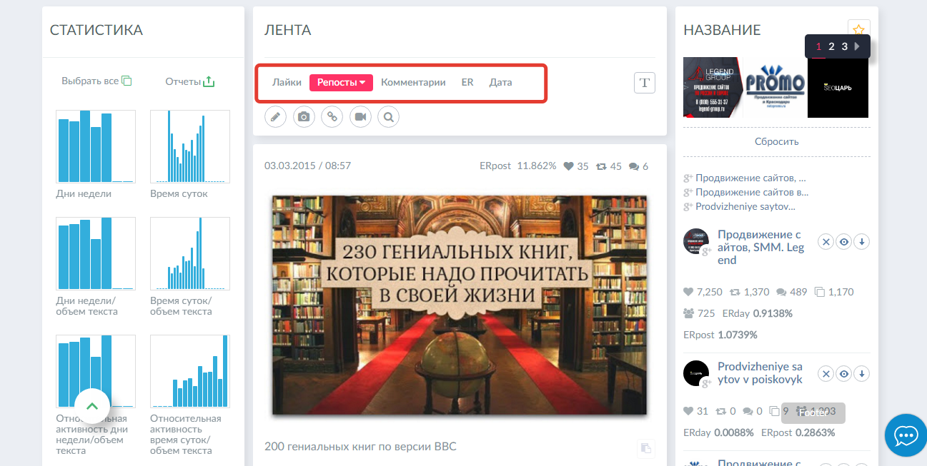 Как сделать контакт популярным