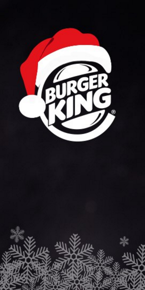 Новогодняя аватарка от Burger King
