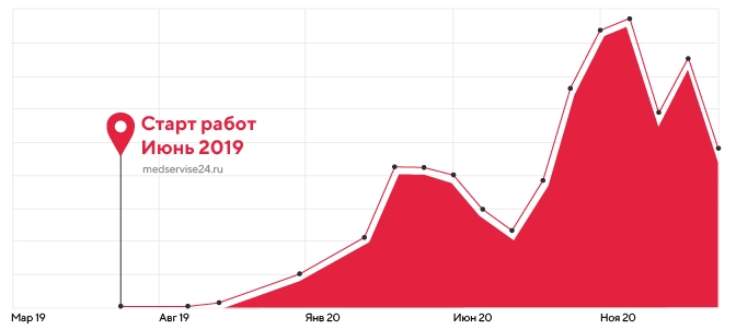 SEO-продвижение для «МЕДСЕРВИС 24»