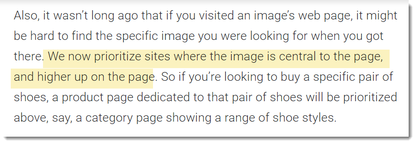 «Мы делаем выбор в пользу сайтов, где изображение находится в центре страницы и выше»
