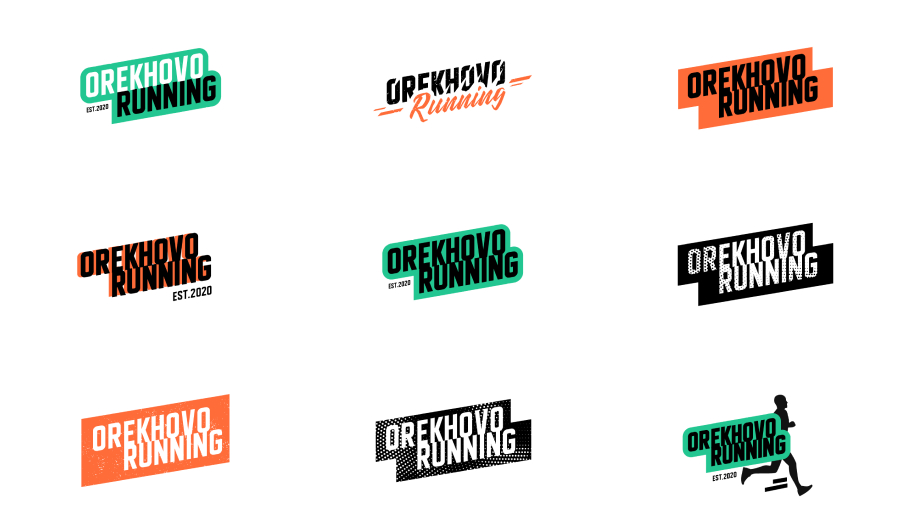 Дизайн логотипа для бегового клуба Orekhovo Running Дизайн логотипа для бегового клуба Orekhovo Running