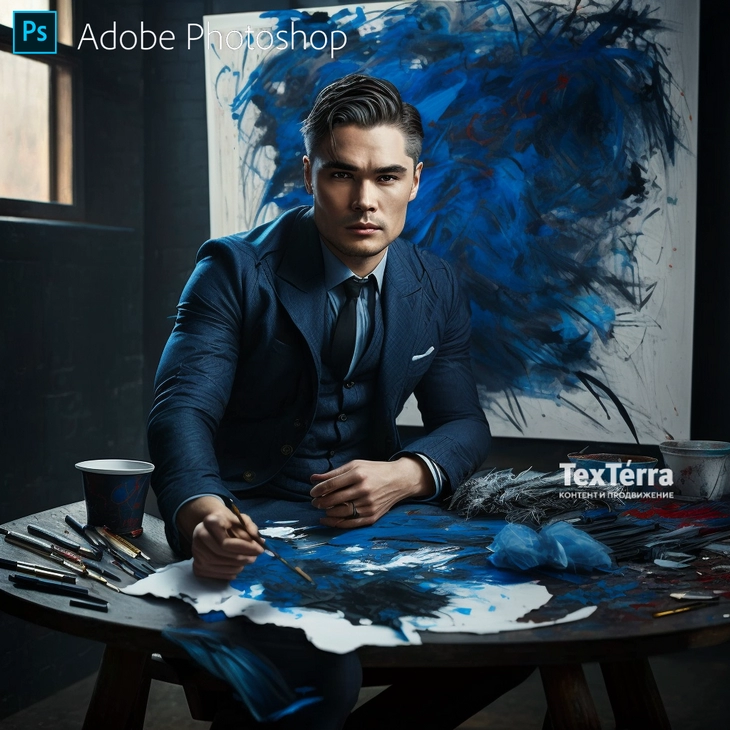 Хуманизация приложения Photoshop Photoshop в виде человека