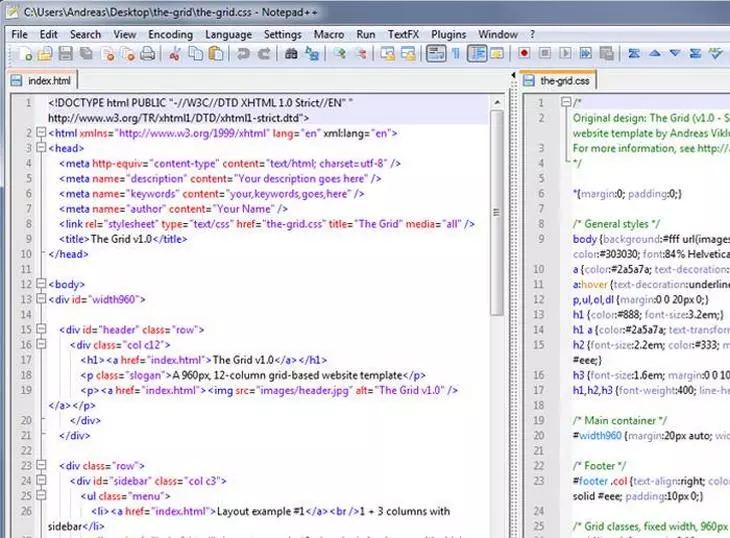 Site index html. Notepad html. Код в Notepad++. Notepad++ html. CSS Notepad++.
