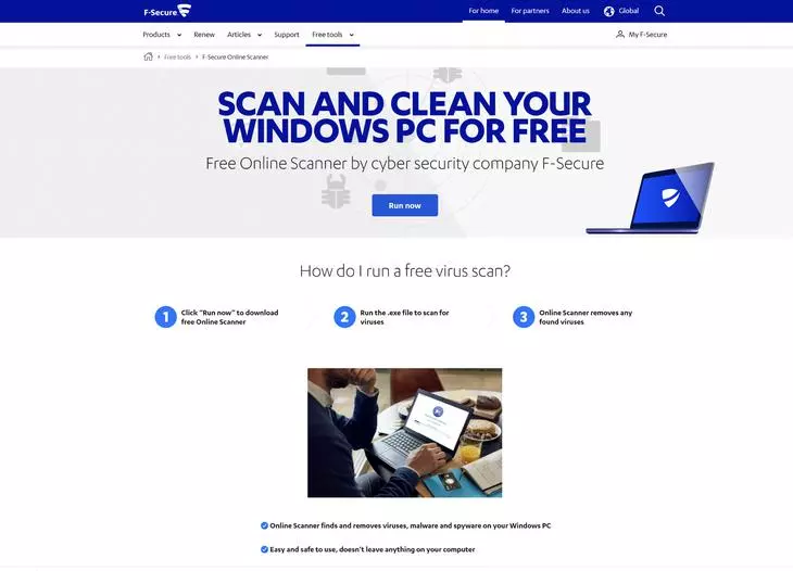 F-Secure Online Scanner