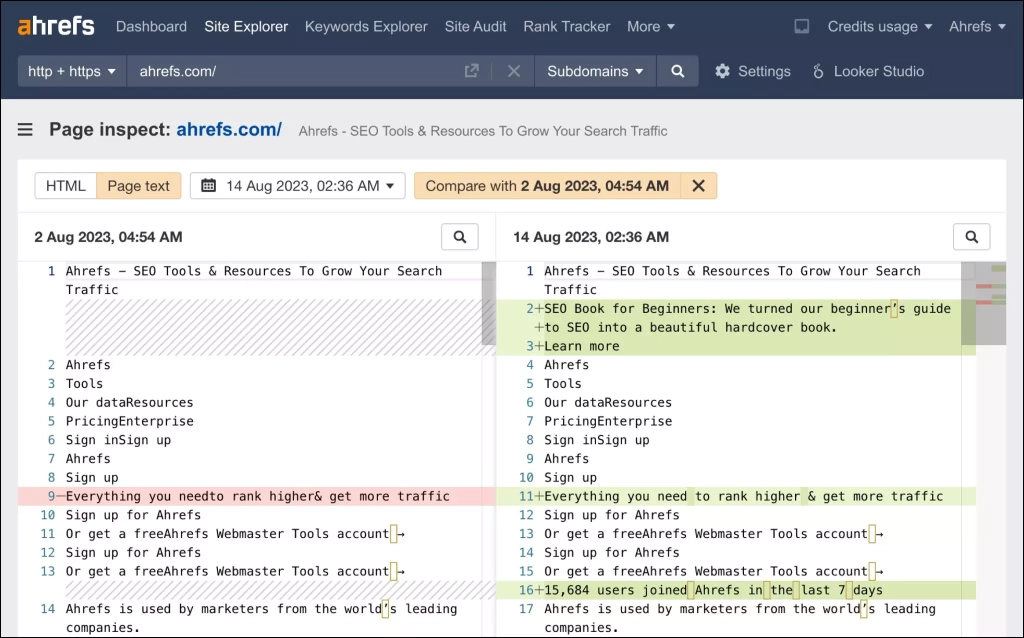 Нашли новый текст в коде страницы Page Inspect
