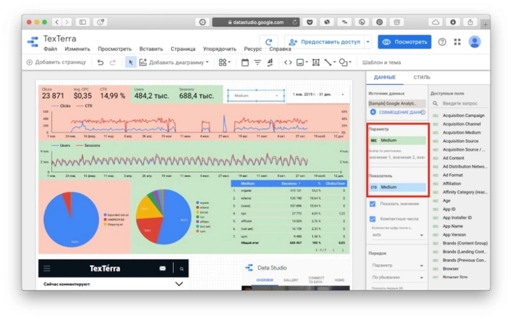 Как собрать аналитику в Google Data Studio: очень подробное руководство