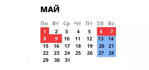 Выходные и праздники в мае 2023 года Выходные и праздники в мае 2023 года