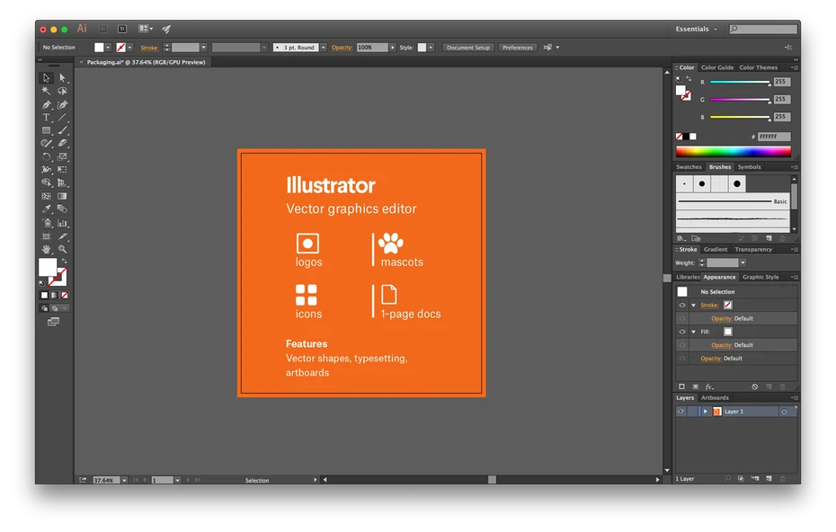 Как пользоваться ai. Adobe Illustrator interface. Интерфейс иллюстратора на английском. Графический Формат ai. Перевести в вектор в иллюстраторе.