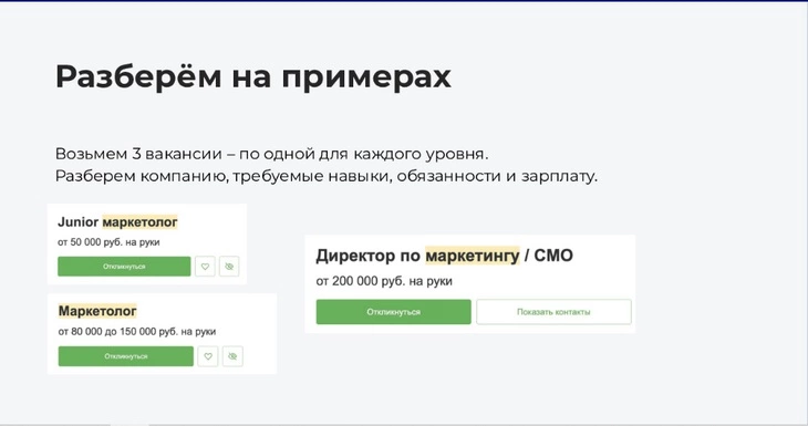 Вебинар «Профессия “маркетолог”» ppc.world: грейды в интернет-маркетинге