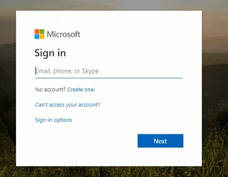 Предварительно нужно войти в свой аккаунт Microsoft Авторизация в аккаунте Microsoft