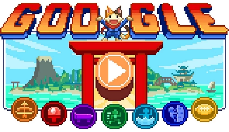 Интерактивная игра-дудл Интерактивная игра-дудл