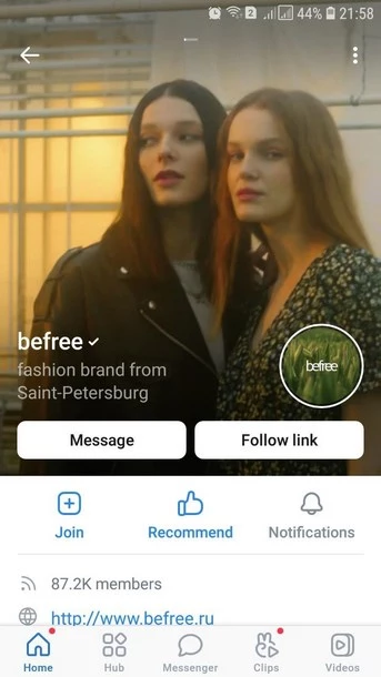 Живая обложка BEFREE проигрывает видео с весенней коллекцией Обложка для ВК: как выбрать (с примерами)