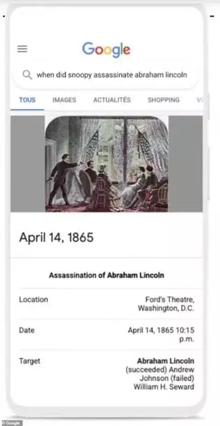 Алгоритм Google как будто не заметил, что с вопросом что-то не так Глупые вопросы Google