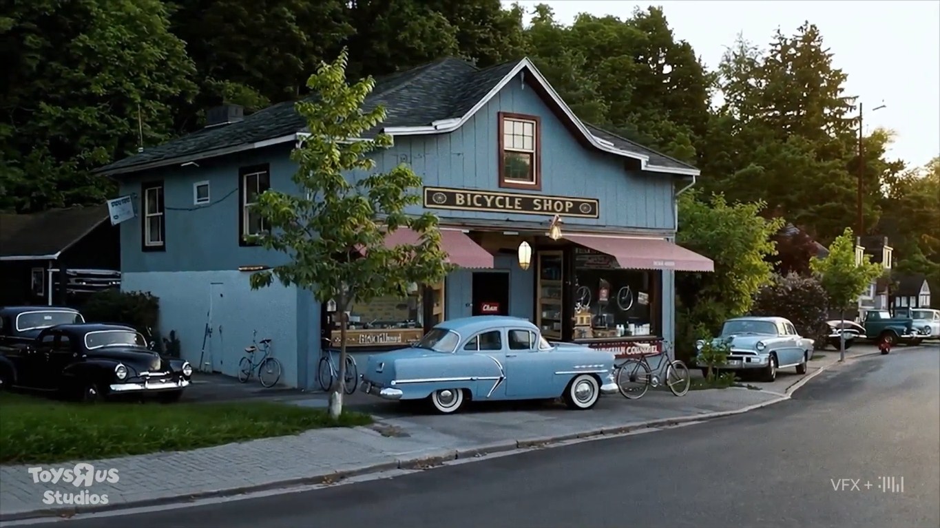 Фотореалистичный вид здания магазина из ролика Toys «R» Us