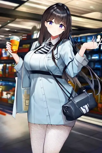 Маркетолог в стиле аниме Waifu Diffusion