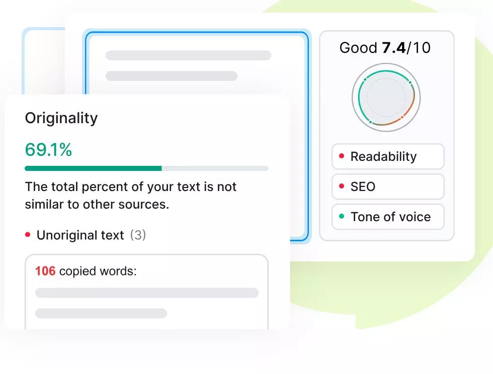 Пример советов ассистента SEO Writing Assistant