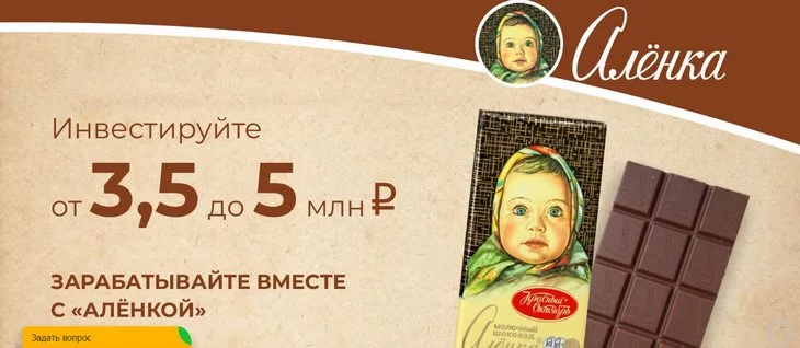 Франшиза кондитерского магазина Аленка Кондитерский магазин Аленка
