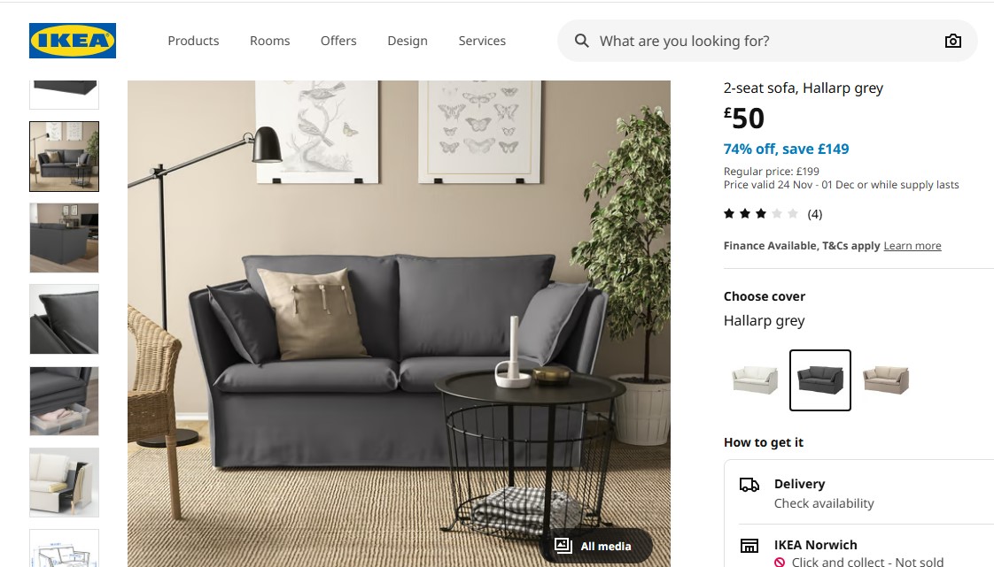 Пример минималистичного дизайна