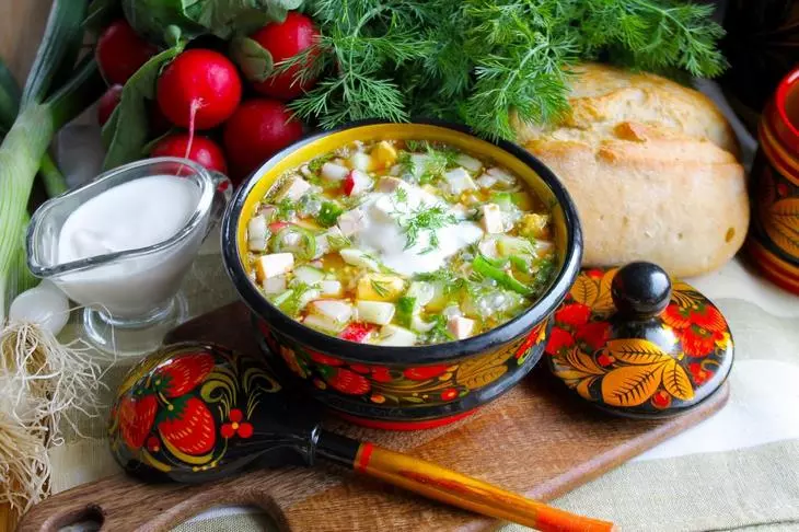Окрошка весной Окрошка