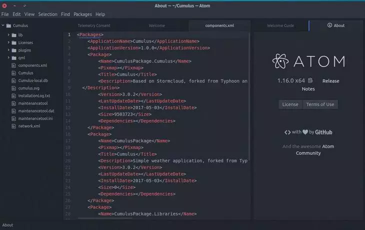 Кастомизированная работа с кодом в редакторе Atom