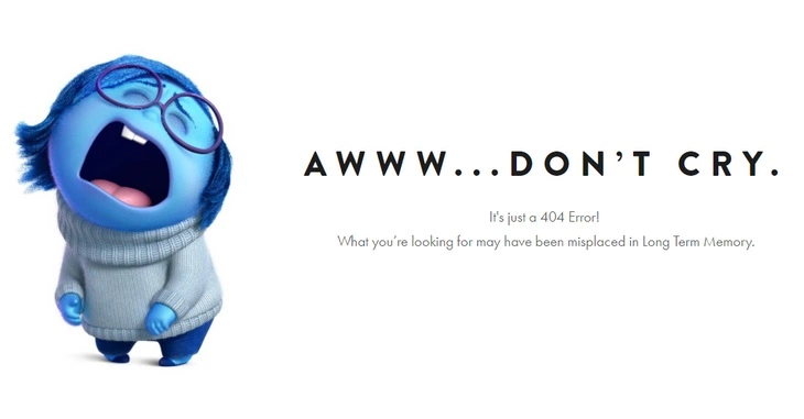 404 страница Pixar