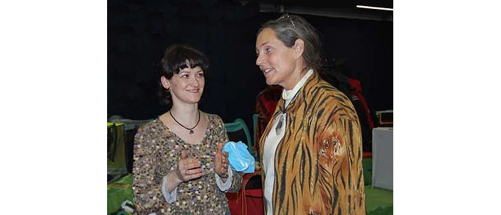 Светлана Кутикова (на фото – слева) и автор породы тойгеров Джуди Сагден